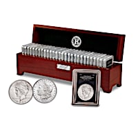 Rare Uncirculated Morgan And Peace Silver Dollar Collection