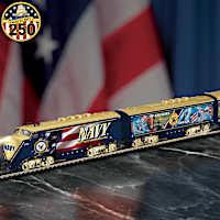 HO-Scale "U.S. Navy Express" Illuminated Train Collection