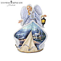 Thomas Kinkade "Winter Angels Of Light" Figurine Collection