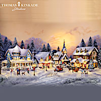 Thomas Kinkade's Illuminated "Village Christmas" Collection