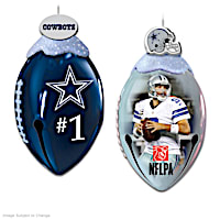 NFL-Licensed Dallas Cowboys Jingle Bell Ornaments