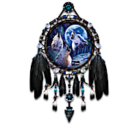 Wolf Dreamcatcher Collector Plate Collection: Sacred Spirit