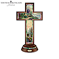 Thomas Kinkade Light Of Faith Illuminated Cross Collection