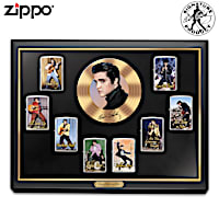 Elvis&#153; Zippo&reg; Lighter Collection With Display