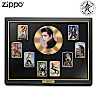 Elvis™ Zippo® Lighter Collection With Display