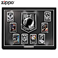 POW MIA Zippo&reg; Collection With Illuminated Display Case