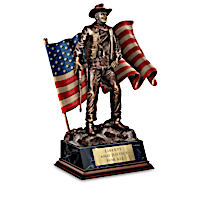 "John Wayne: American" Cold-Cast Bronze Sculpture Collection