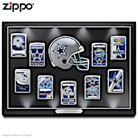 Dallas Cowboys Zippo&reg; Collection With Display