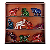 Blake Jensen Rare Gem-Inspired Elephant Figurine Collection