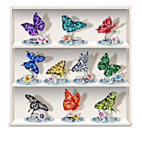 Blake Jensen Crystalline Butterfly Figurines And Display
