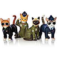 U.S. Air Force Cat Figurine Collection By Blake Jensen