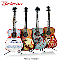 Budweiser "Music And Memories" Guitar Sculpture Collection