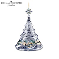 Thomas Kinkade "Crystal Holidays" Annual Ornament Collection