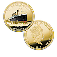 The Legendary Shipwrecks Golden Crown Coin Collection