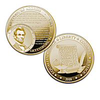 The World's Greatest Speeches Coin Collection With Display