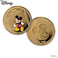 Disney Mickey Mouse Proof Collection With Display