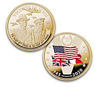 WW II 75th Anniversary 24K Gold-Plated Proof Coin Collection