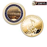 "The Marines' Hymn" 24K Gold-Plated USMC Proof Collection