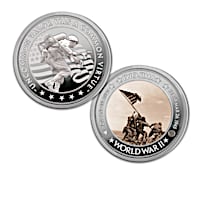 Battles Of The Pacific Theatre Tribute Proof Coin Collection