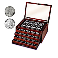 The Complete Morgan And Peace Silver Dollar Coin Collection