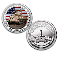 The World War II Golden Age Of Tanks Proof Coin Collection