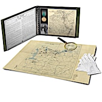 WWII Battlefield Maps Collection With Deluxe Display Album