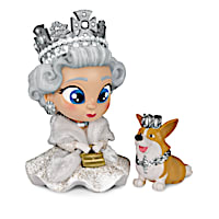 Whimsical Royal Family Miniature Tots With Fabric Accents