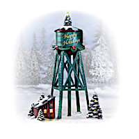 "Happy Holidays" Towers For HO-scale Train Display