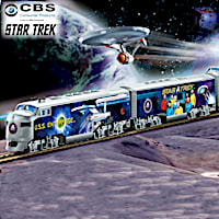 STAR TREK Illuminated Train Collection With Spock Car