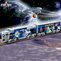 STAR TREK Illuminated Train Collection With Spock Car