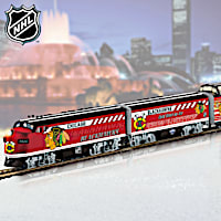 "Blackhawks&reg; Express" Stanley Cup&reg; Illuminated Train