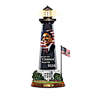 Barack Obama "Message Of Hope" Lighthouse Sculptures