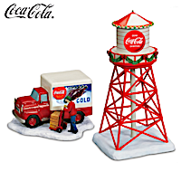 COCA-COLA Christmas Railroad Accessory Collection