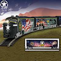 HO-Scale "U.S. Army Express" Illuminated Train Collection