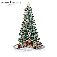 Thomas Kinkade Pre-Lit Nativity Christmas Tree Collection