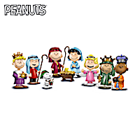 The PEANUTS Christmas Pageant Porcelain Figurine Collection