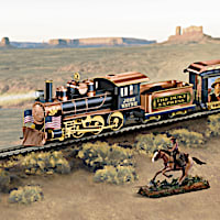 "The Duke Express" Illuminated Electric Train With Sculpture
