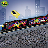 CAPED CRUSADERS Illuminated Electric Train Collection