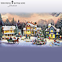 Thomas Kinkade Holiday Village Collection: Lights And Music