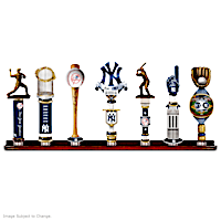Yankees Vintage-Style Beer Tap Handles With Display