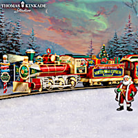Thomas Kinkade Illuminated Electric Holiday Train Collection
