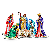 Crystalline Nativity Figurine Collection