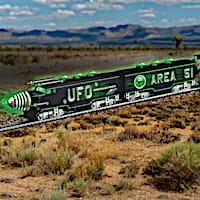 HO-Scale "UFO Express" Illuminating Electric Train