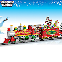 LOONEY TUNES Christmas Express Illuminated Electric Train