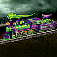 "Haunted Ghost Express" Light-Up Train Glows In The Dark