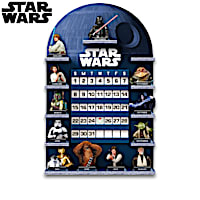 STAR WARS May The Force Be With You Perpetual Calendar With Hand