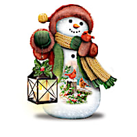 Dona Gelsinger Illuminated Snowman Figurine Collection