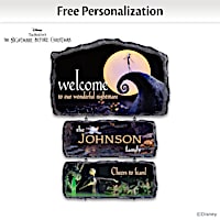 The Nightmare Before Christmas Personalized Sign Collection
