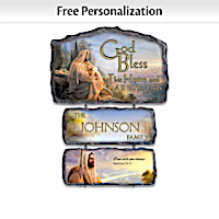 Greg Olsen God Bless This Home Personalized Sign Collection