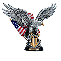 20th Anniversary Of 9/11 Cold-Cast Pewter Eagle Sculptures